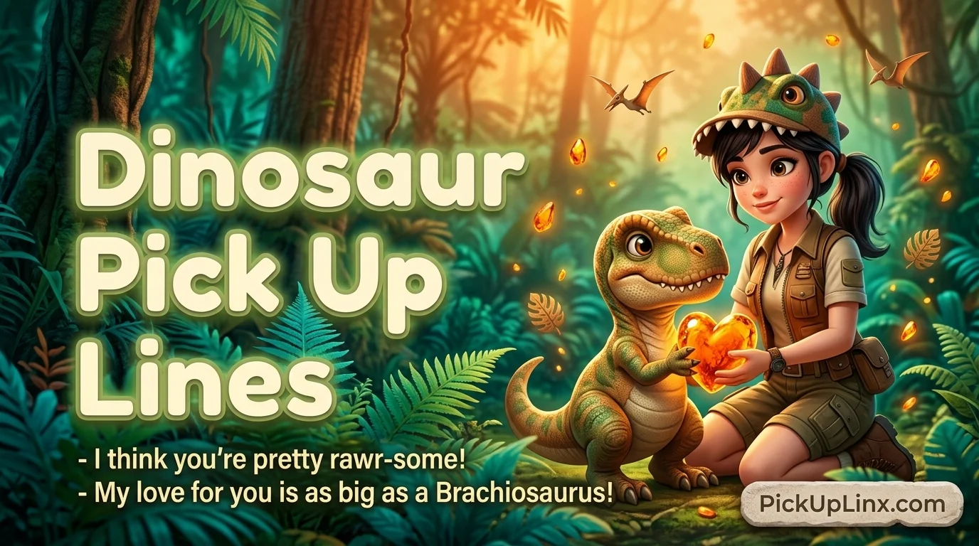 Dinosaur Pick Up Lines