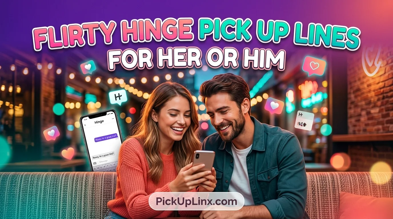 Flirty Hinge Pick Up Lines for Her or Him
