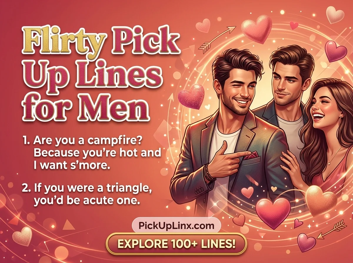 Flirty Pick Up Lines for Men 