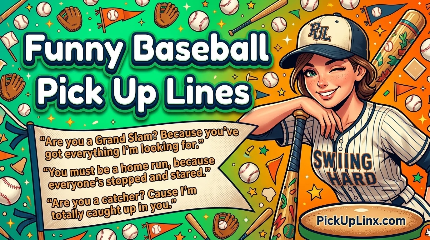 Funny Baseball Pick Up Lines