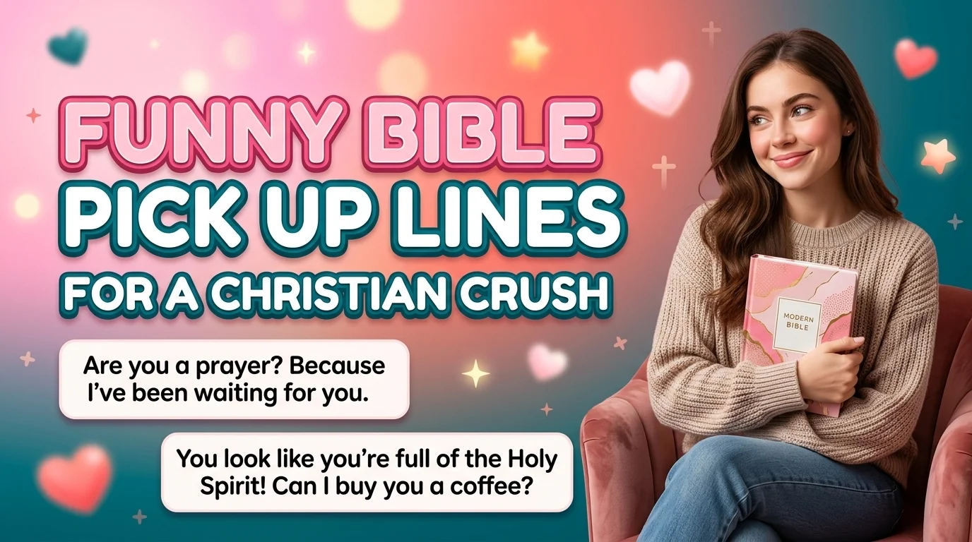 Funny Bible Pick Up Lines for a Christian Crush