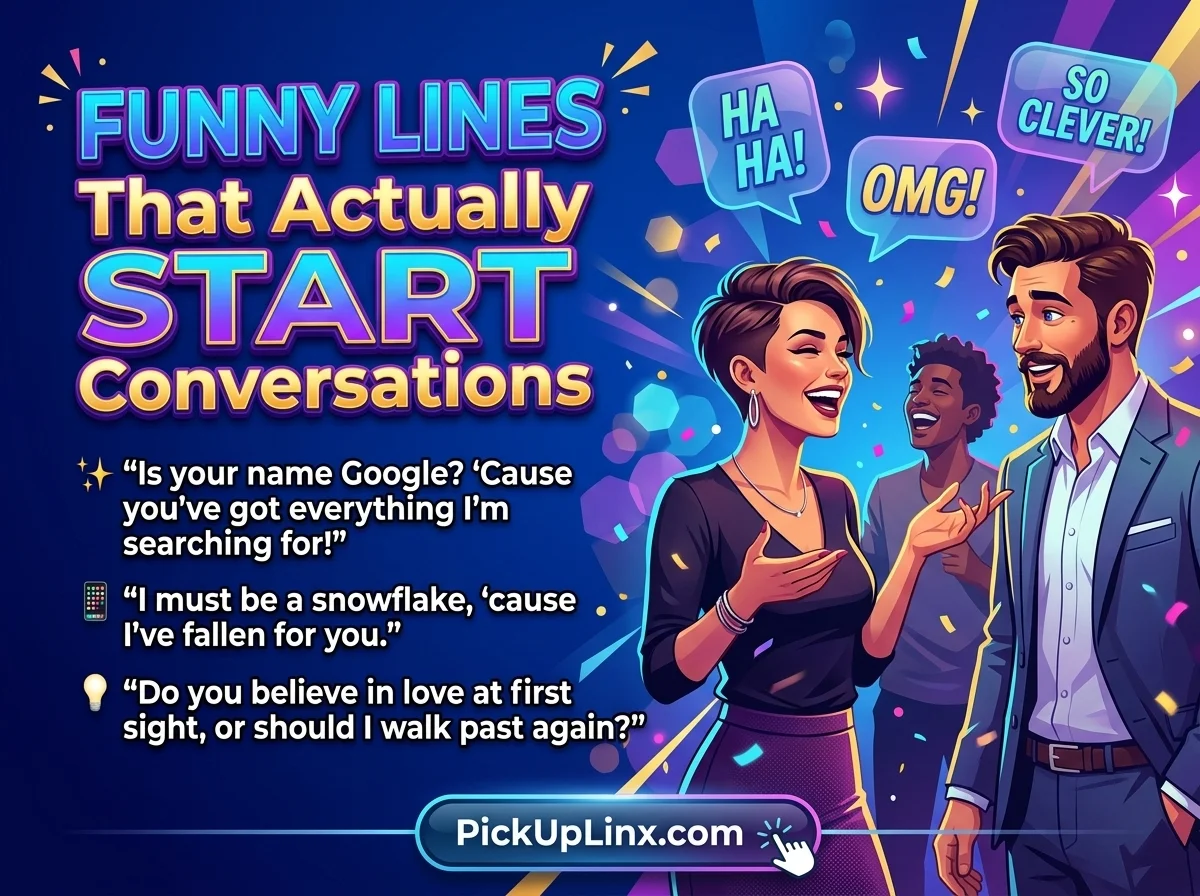 Funny Lines That Actually Start Conversations 