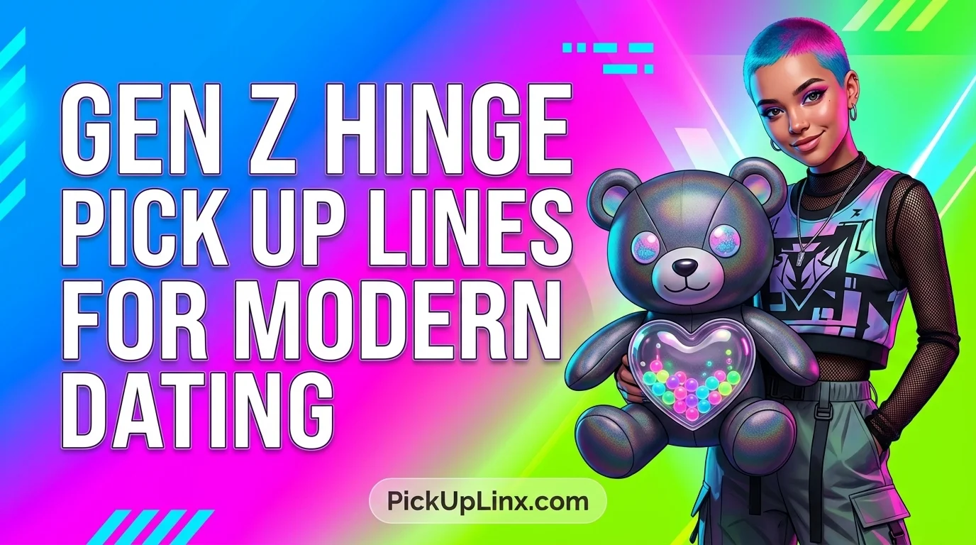 Gen Z Hinge Pick Up Lines for Modern Dating