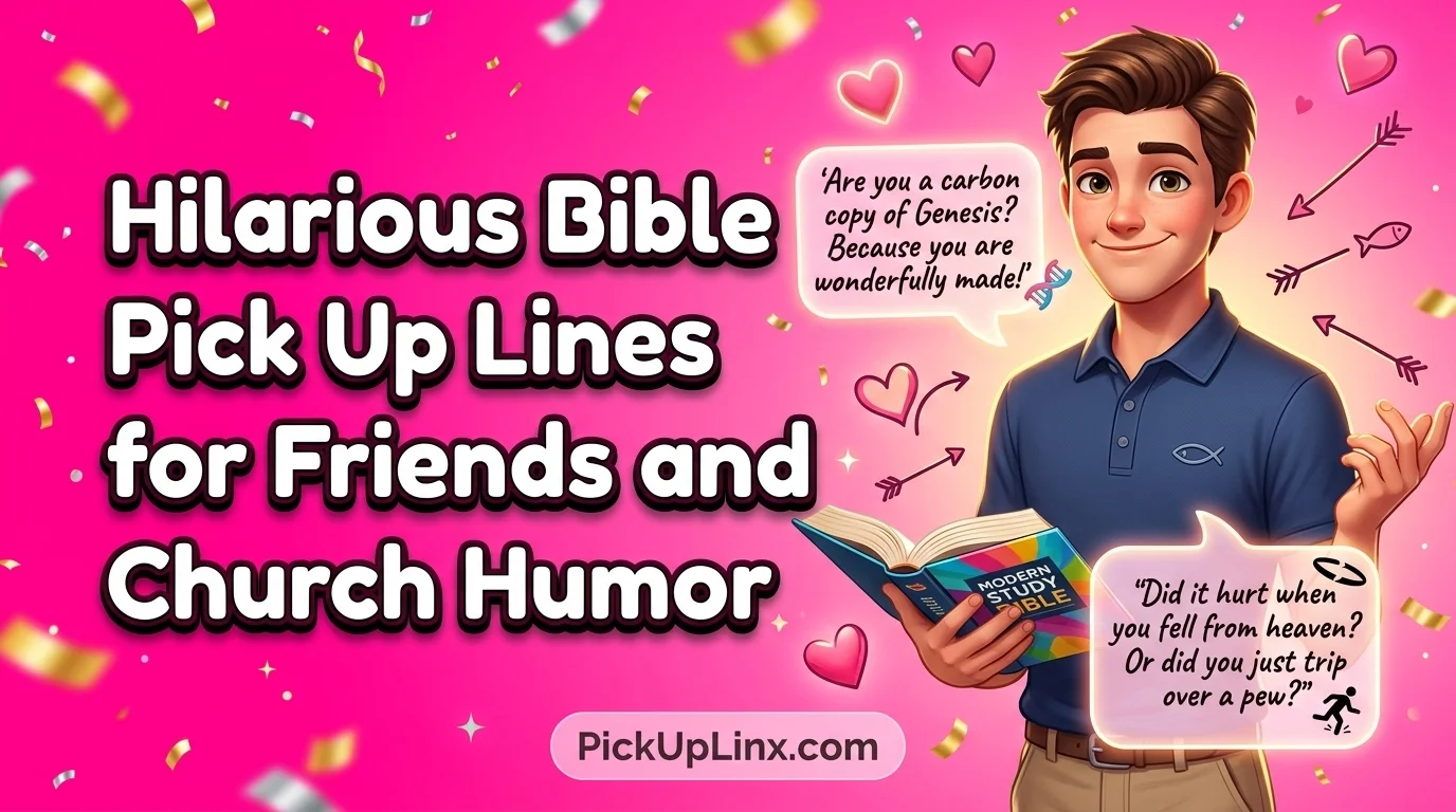 Hilarious Bible Pick Up Lines for Friends and Church Humor