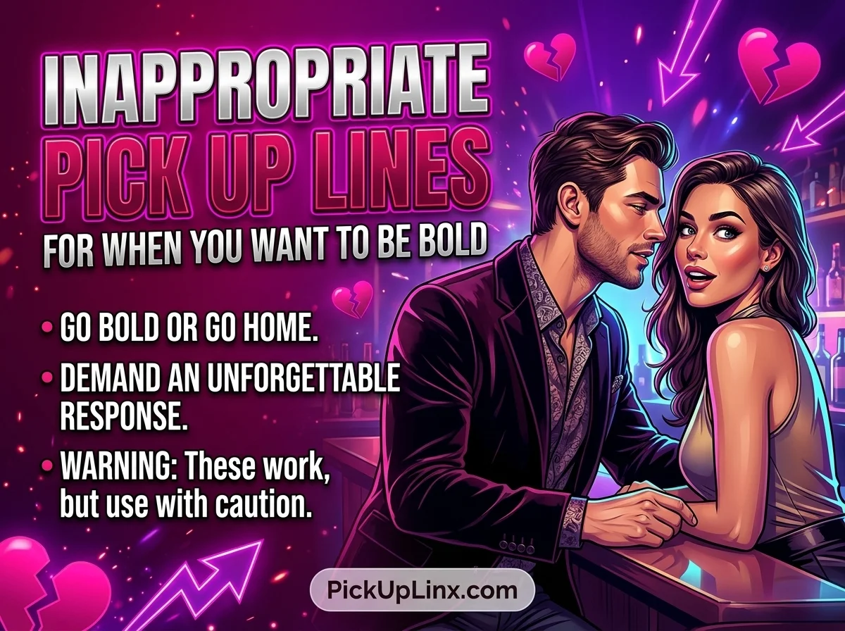 Inappropriate Pick Up Lines That Are So Bad They’re Funny