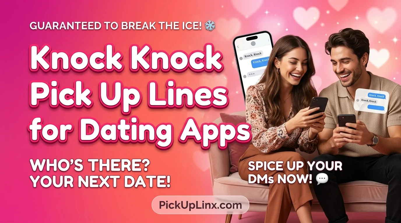 Knock Knock Pick Up Lines for Dating Apps