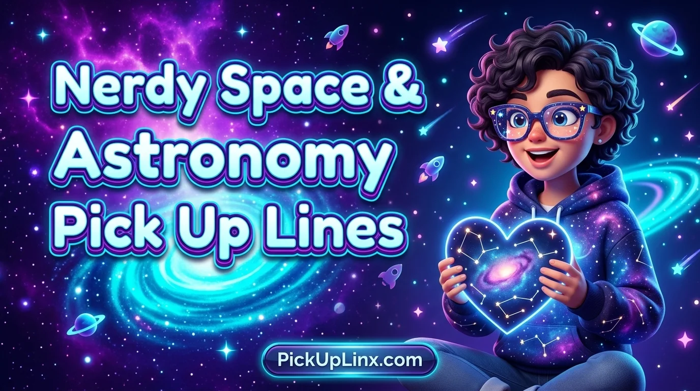 Nerdy Space & Astronomy Pick Up Lines