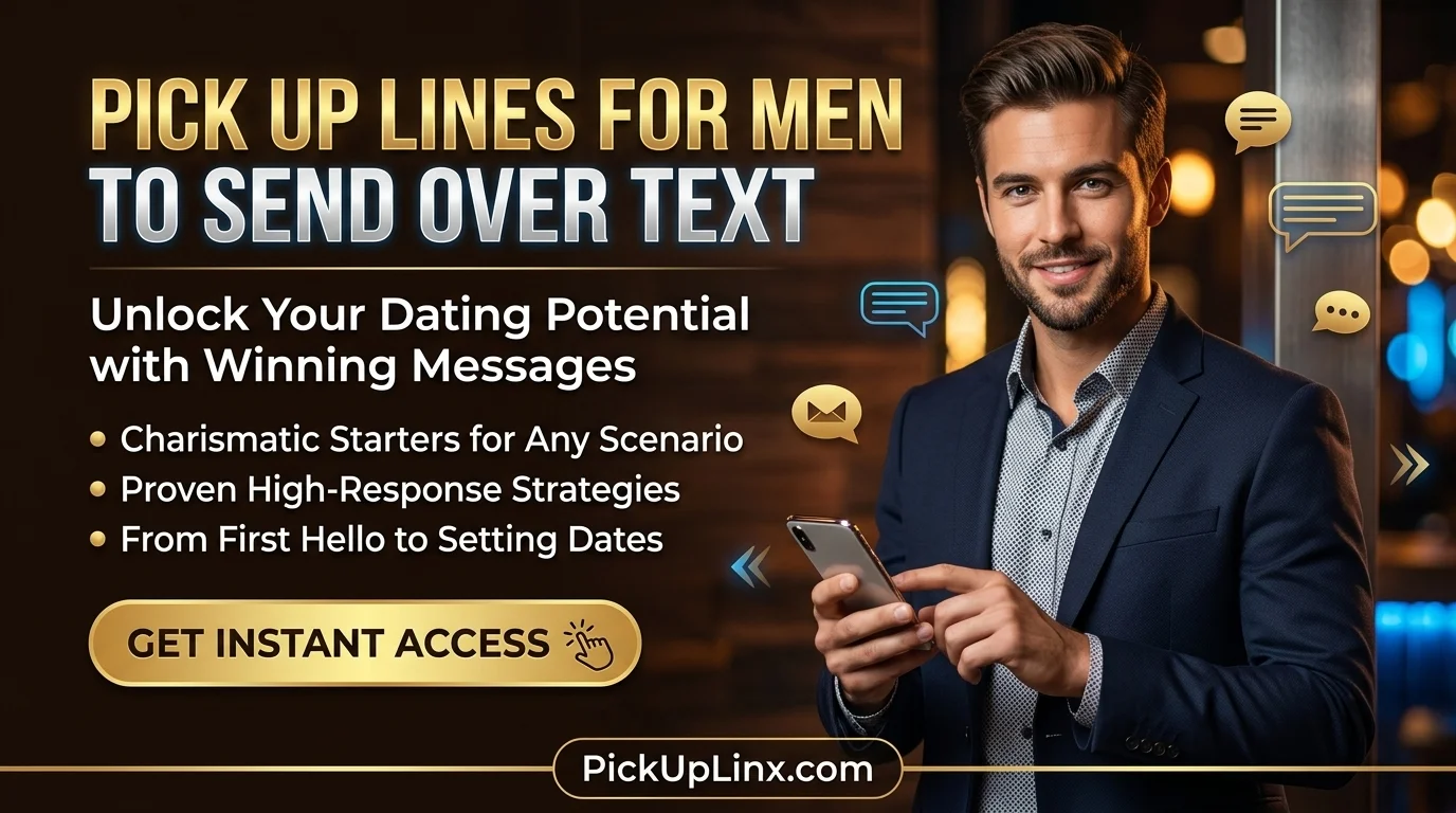 Pick Up Lines for Men to Send Over Text 