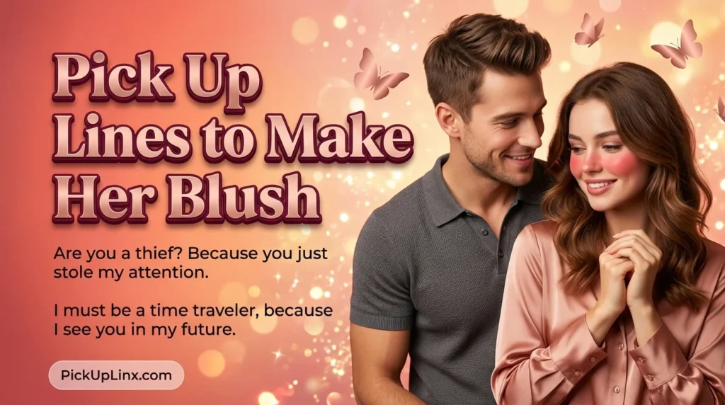 Pick Up Lines to Make Her Blush