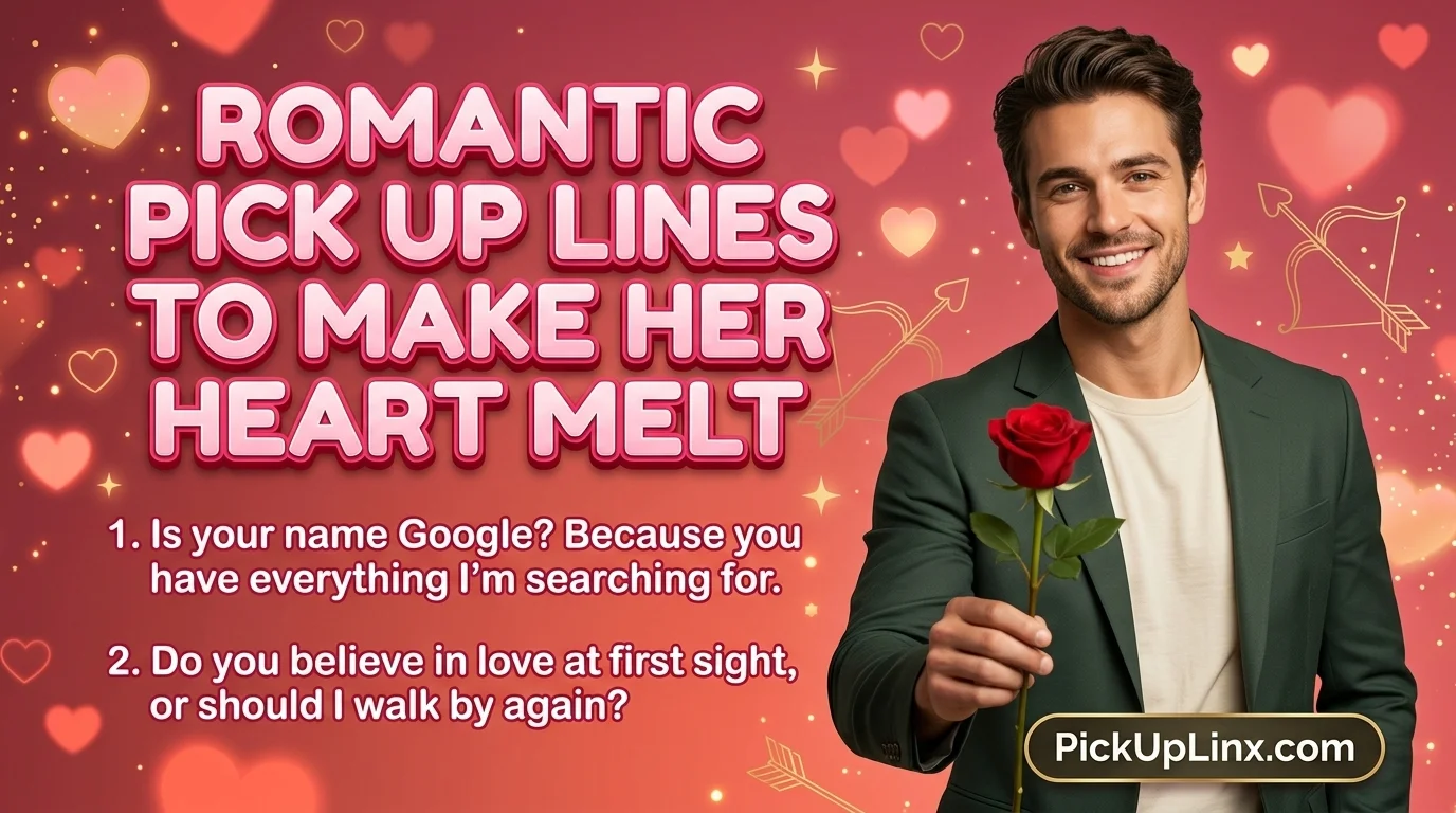Romantic Pick Up Lines to Make Her Heart Melt 