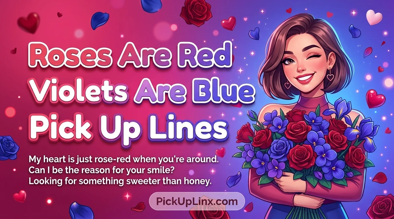 Roses Are Red Violets Are Blue Pick Up Lines