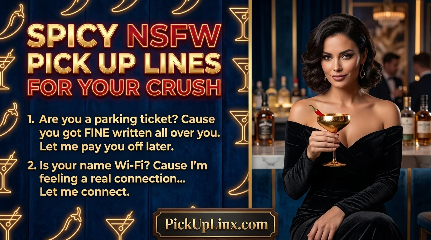 Spicy NSFW Pick Up Lines for Your Crush