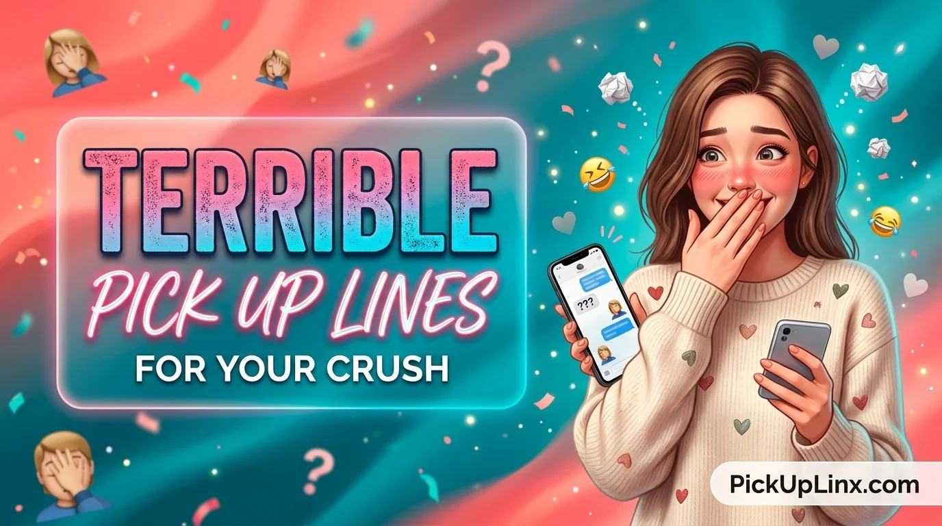 Terrible Pick Up Lines for Your Crush
