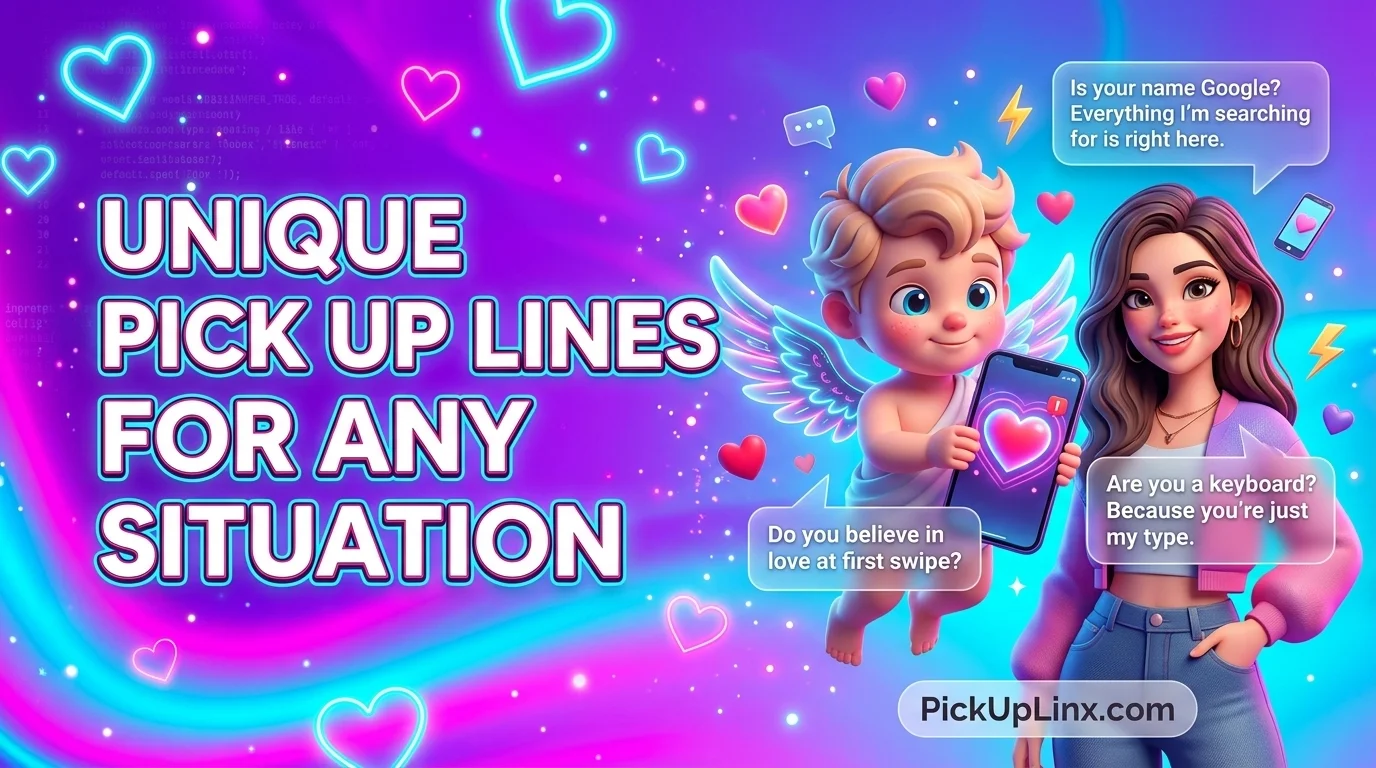 Unique Pick Up Lines for Any Situation 