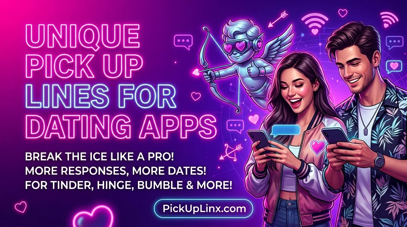 Unique Pick Up Lines for Dating Apps 