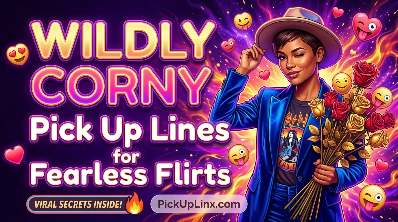 Wildly Corny Pick Up Lines for Fearless Flirts