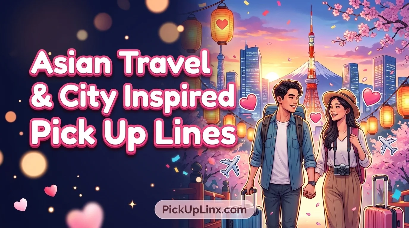 Asian Travel and City Inspired Pick Up Lines