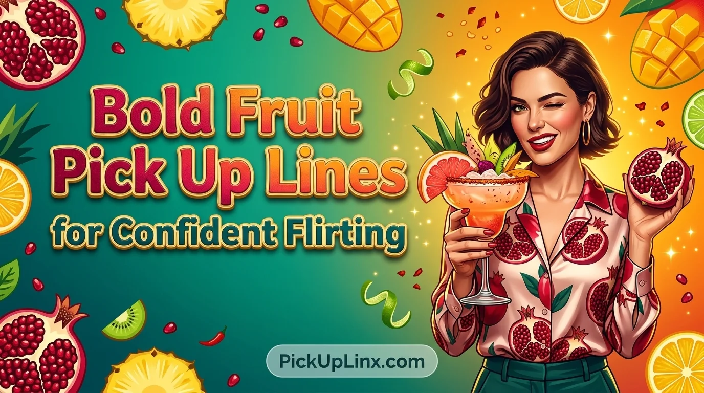 Bold Fruit Pick Up Lines for Confident Flirting