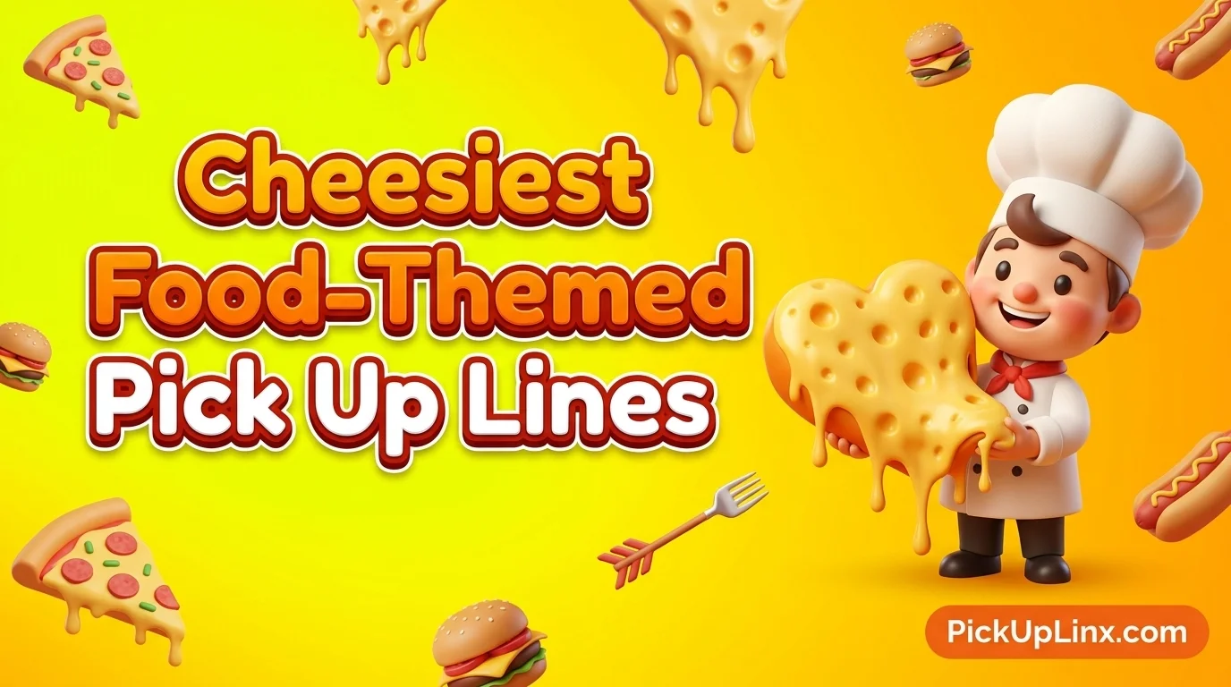 Cheesiest Food-Themed Pick Up Lines