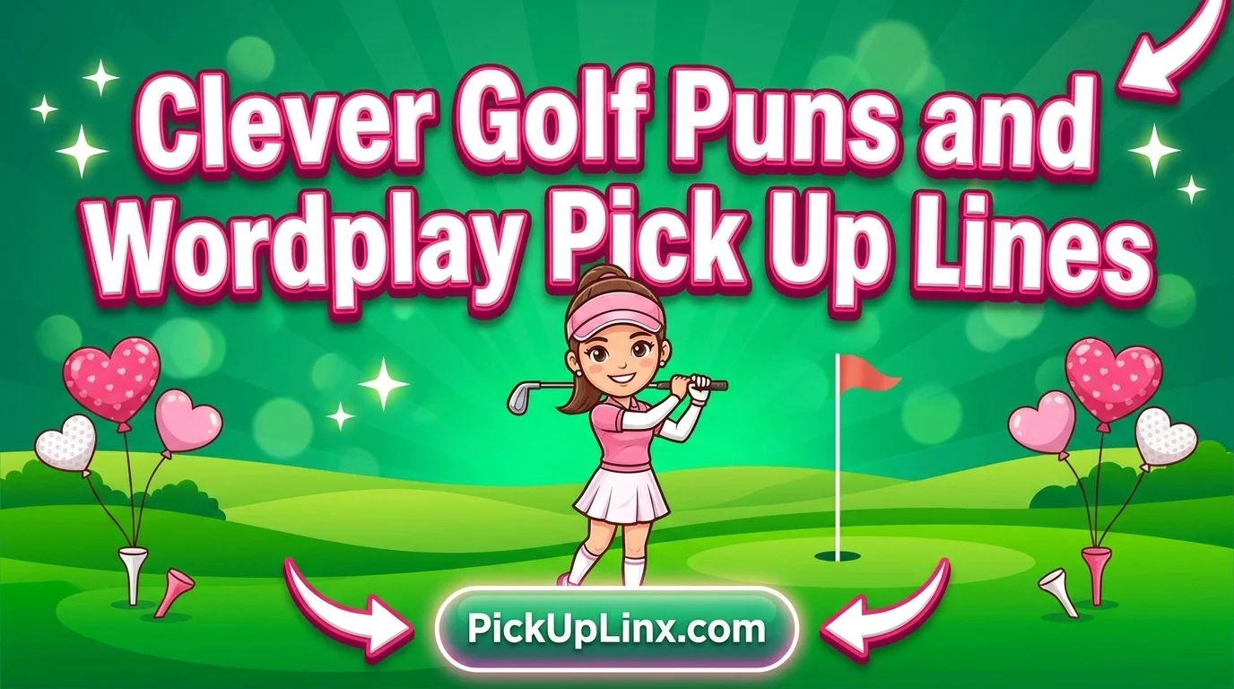 Clever Golf Puns and Wordplay Pick Up Lines
