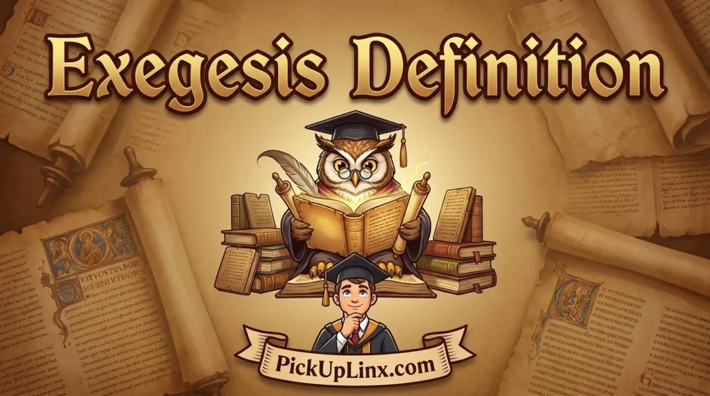 Exegesis Definition