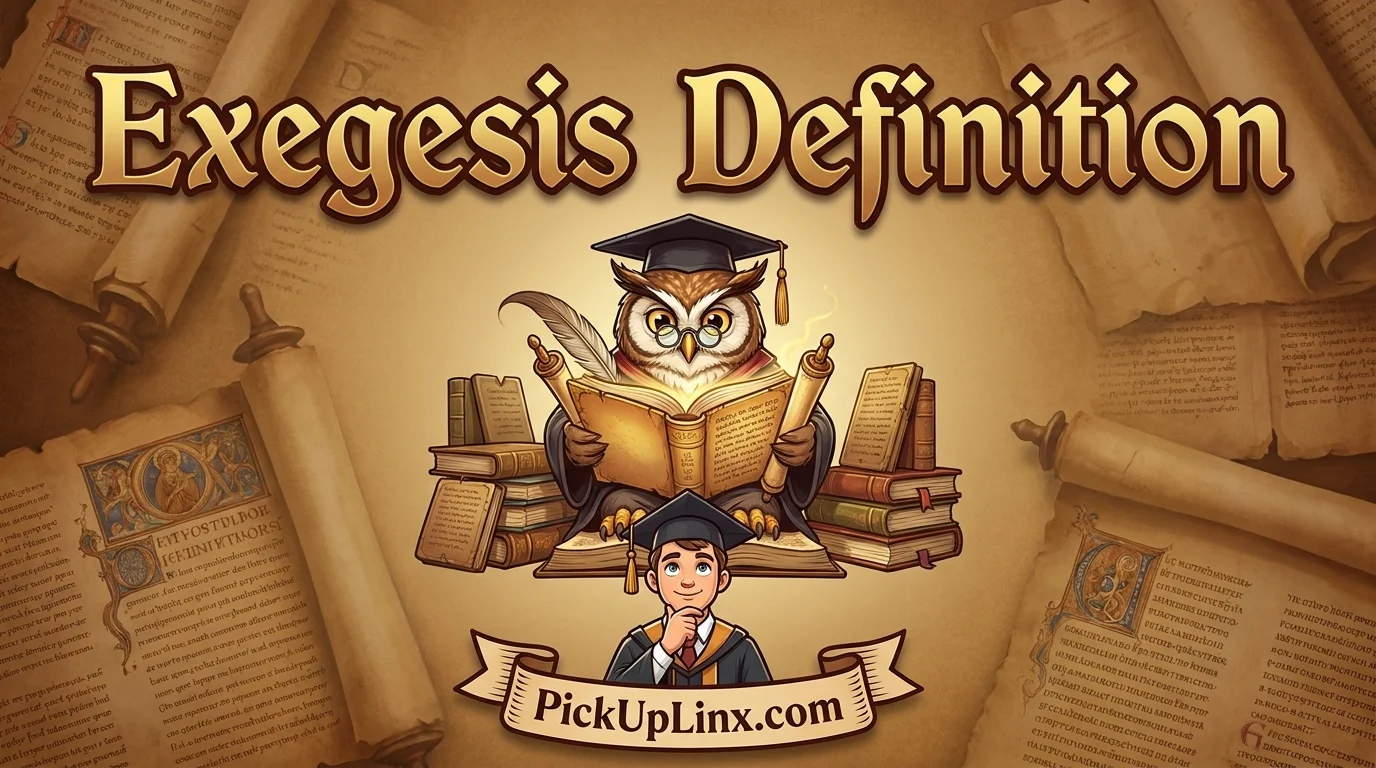 Exegesis Definition