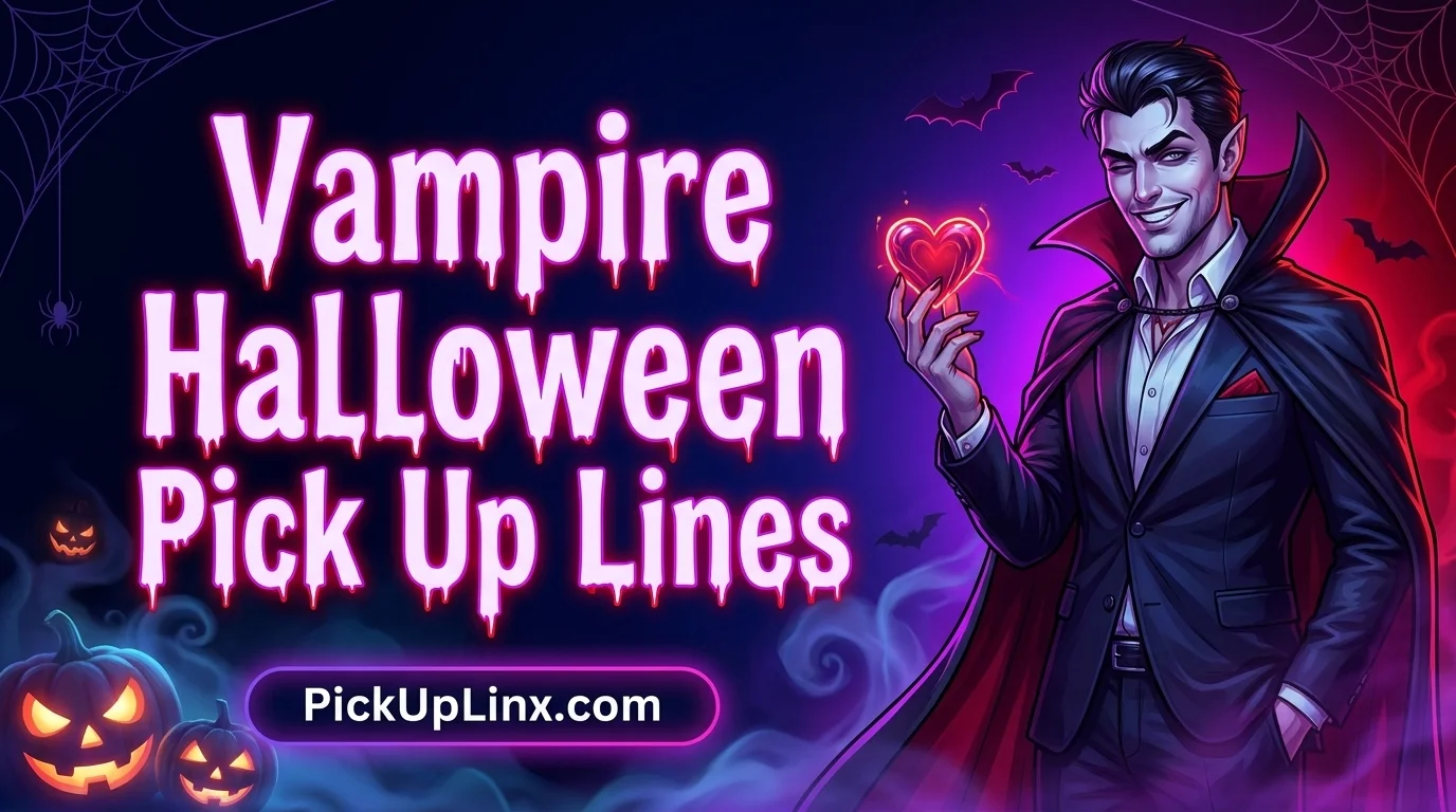 Vampire Halloween Pick Up Lines 