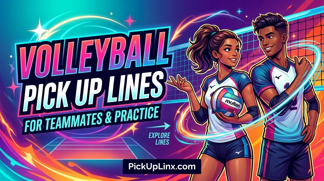 Volleyball Pick Up Lines for Teammates and Practice